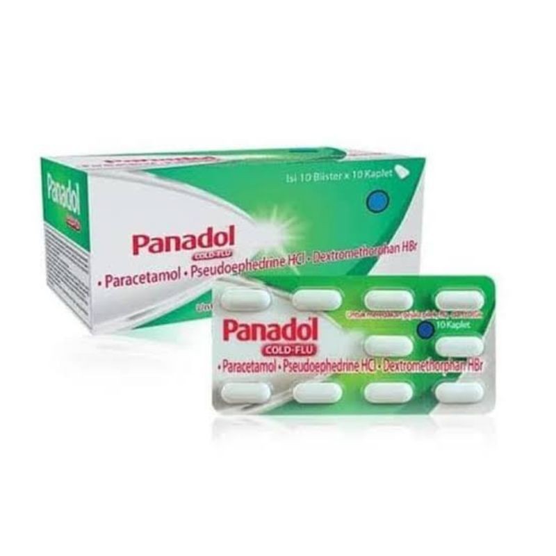 PANADOL HIJAU PER BOX ISI 10 STRIP