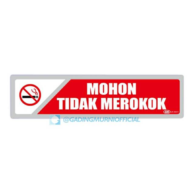 

Label Kecil Lk 242 warna Mohon tidak merokok
