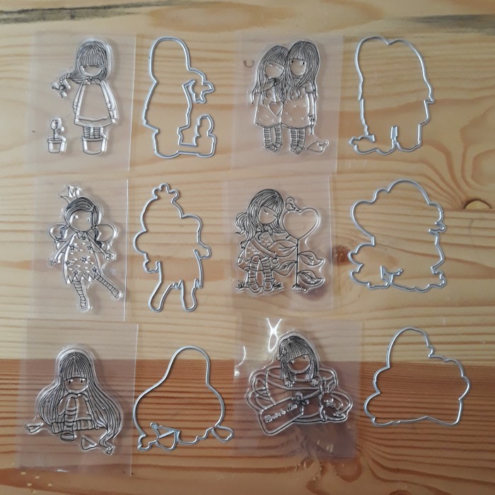 

Dies and stamp set Gorgeous Girl
