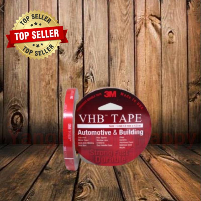 

double tape 3m VHB - Perekat original 12mm x 4,5mtr - Double tip