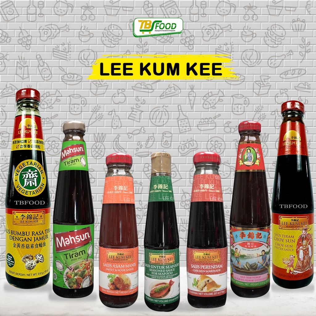 

Lee Kum Kee Oyster Mushroom, Oyster"Choy Sun", Sauce for Seafood, Chicken Marinade, Mahsuri Oyster, Saus Tiram Premium, Mahsuri, Saus Perendam Ayam, Saos Jamur, Saus Asam Manis