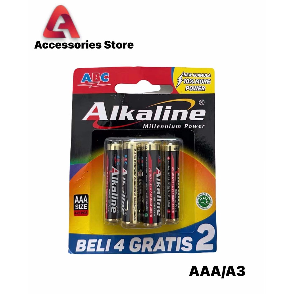 ALKALINE BATERAI A2/A3 - MILLENIUM POWER - ABC