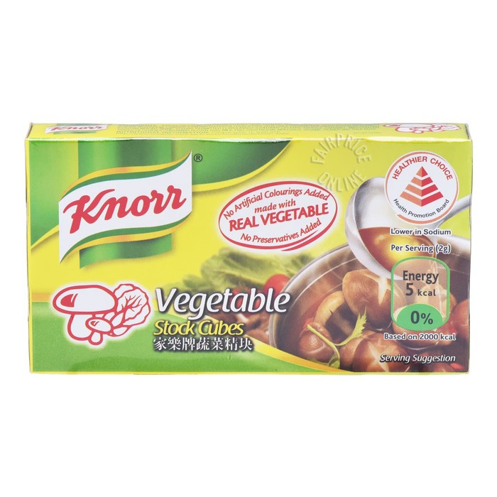 

Spesial Promo - Knorr Stock Cubes - Vegetable 60G-Kaldu - Bumbu instan- Penyedap Rasa