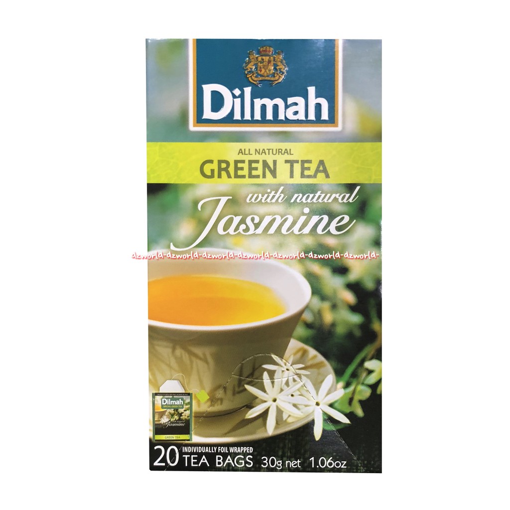 

Dilmah Green Tea Jasmine 20 Tea Bag Dil Mah Rasa Melati