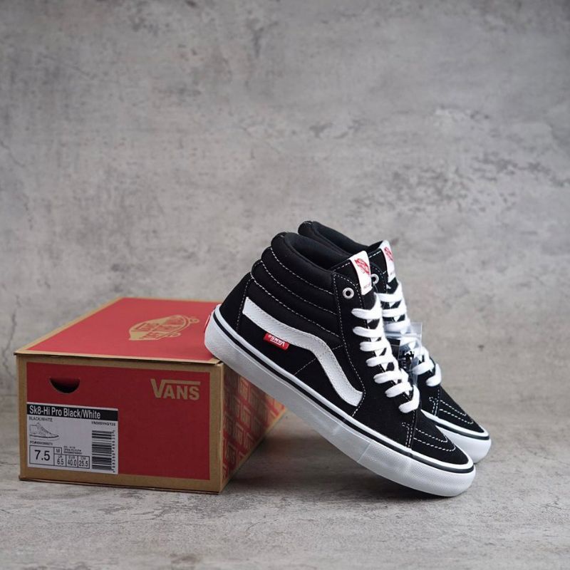 Vans Sk8 Hi PRO Black White