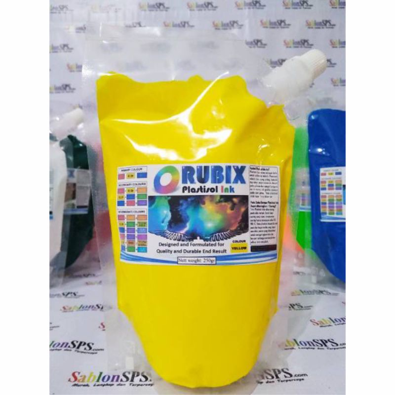 

TINTA SABLON DISTRO PLASTISOL KUNING 200 GR