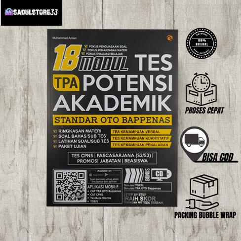 

BUKU TPA PSIKOTES 18 MODUL TES TPA POTENSI AKADEMIK STANDAR OTO BAPP