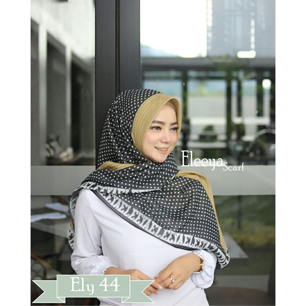 HIJAB SEGIMEPAT MOTIF PRINTING II Eleeyascarf: ELY 44