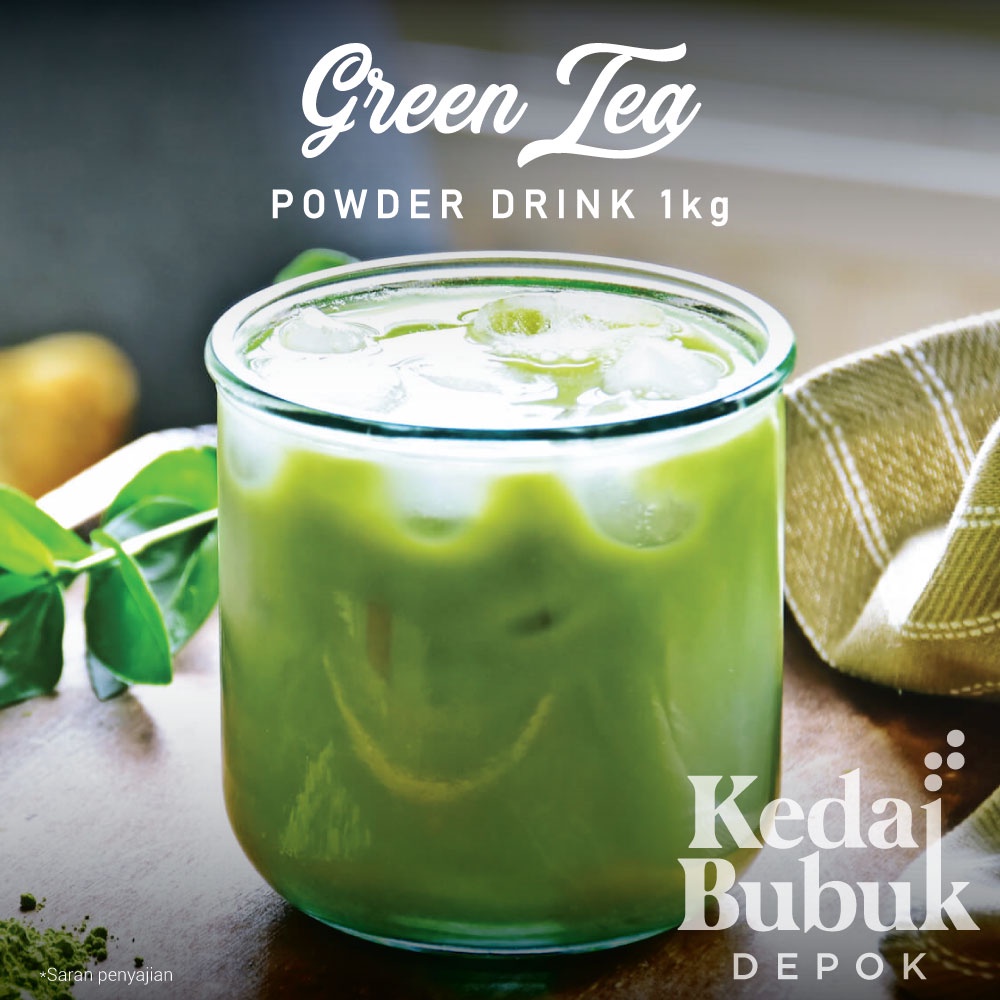 

Ay00! Bubuk Minuman Bubble Powder Drink Rasa Green Tea 1kg JAVALAND Depok