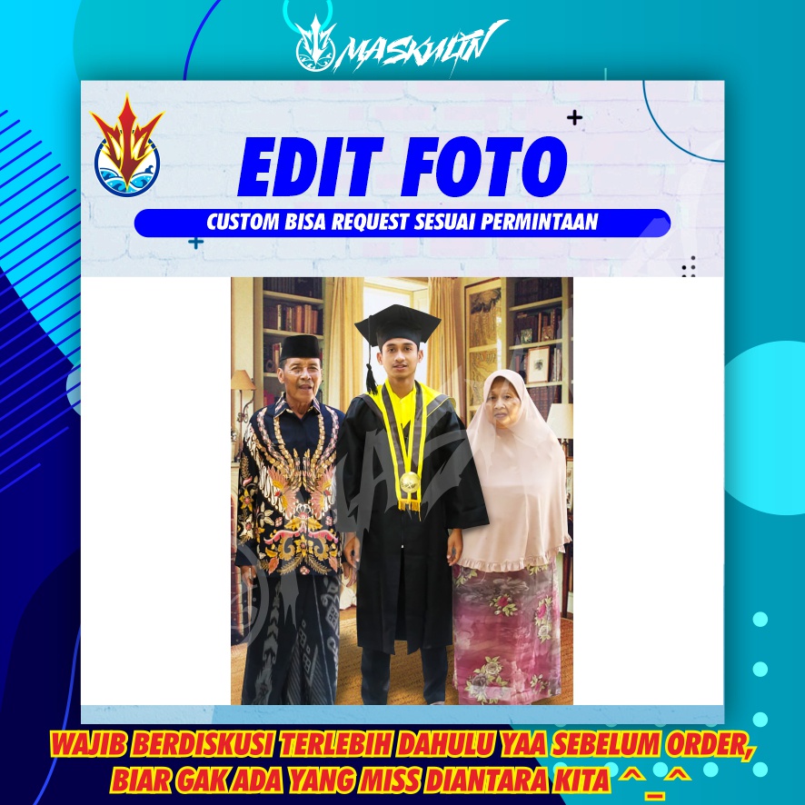 Jual Edit Foto Wisuda Kelulusan Dan Lain Sebagainya Shopee Indonesia