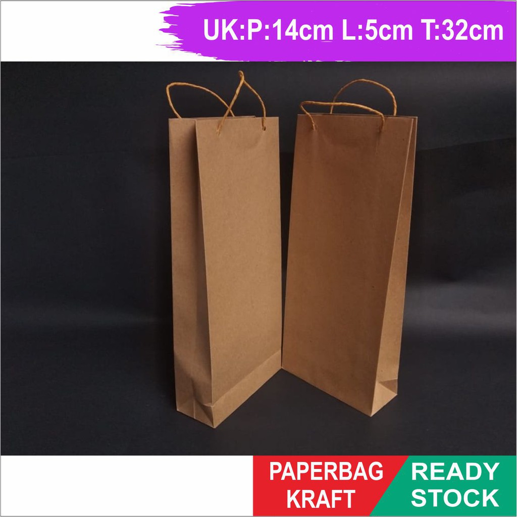 

Paperbag Polos Tas Kertas Polos P14 L5 T32cm 10 PCS Wadah Sandal Hotel, Souvenir Wedding Isi 10 pcs