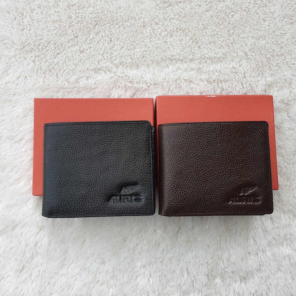 Auris Dompet Pria Kulit Asli Mill Soft Dompet Lipat Cowok Pria Kulit Sapi Asli Lembut Auris Original 48022