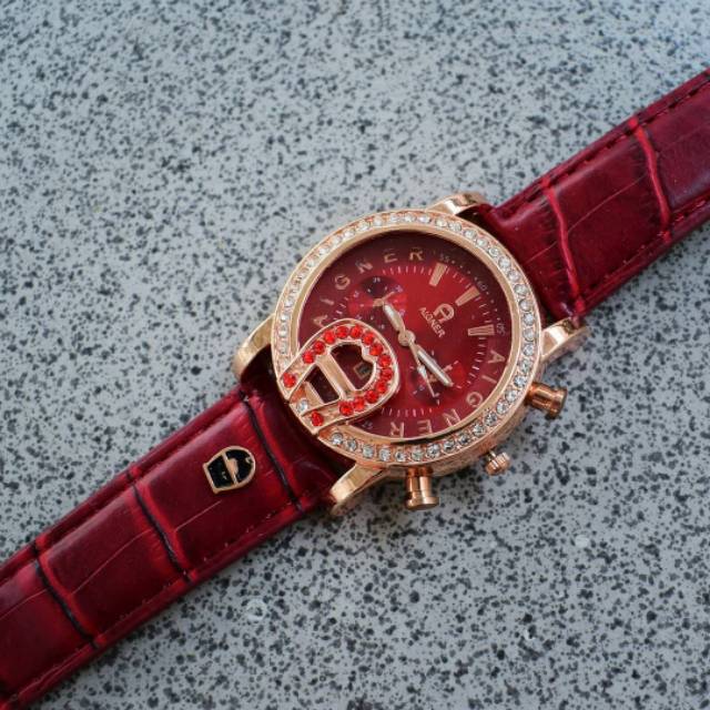 Jam Tangan Aigner Kulit