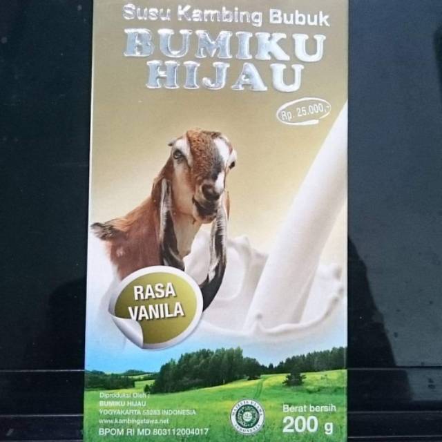 

Susu kambing bubuk kambing etawa murni full cream penggemuk badan gomars skygoat vanila bpom