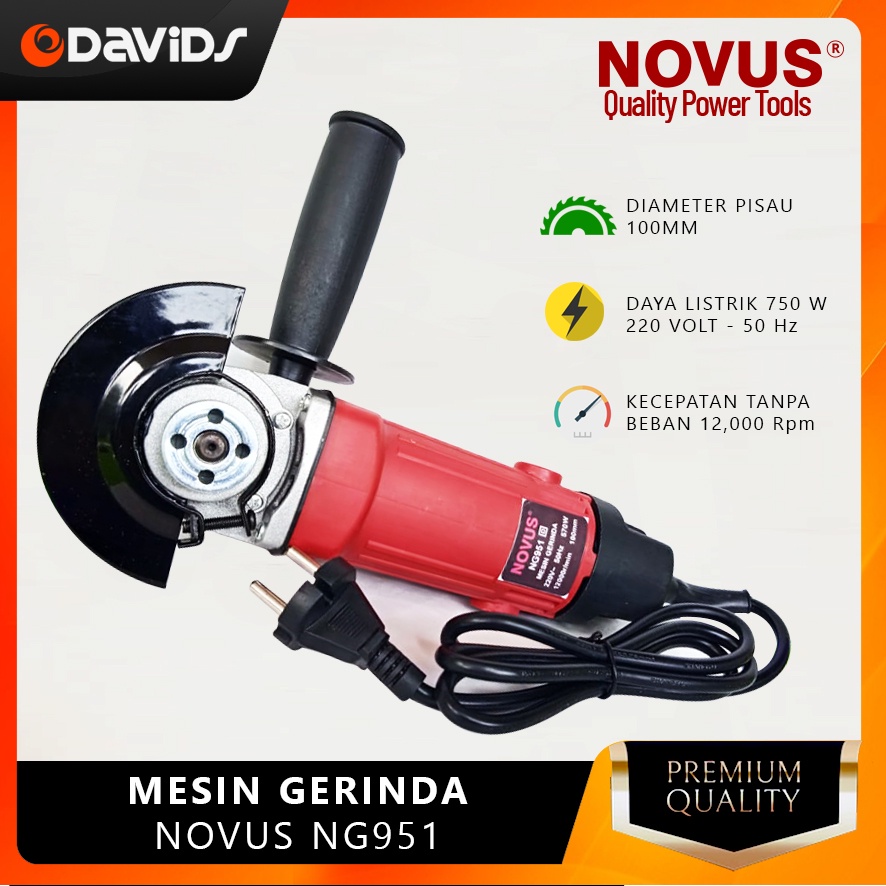 Mesin Gerinda Tangan Grinda Listrik Gurinda Poles Grinder Novus NG951