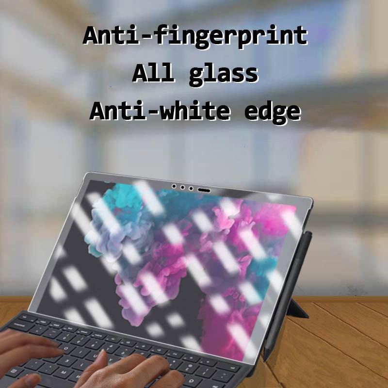 Pelindung Layar Tempered Glass Untuk Microsoft Surface Book Laptop 1 2 3 13.5 Microsoft Surface Pro 4 5 6 7x2021 13 12.3 Go 2 3 10.5 10.0