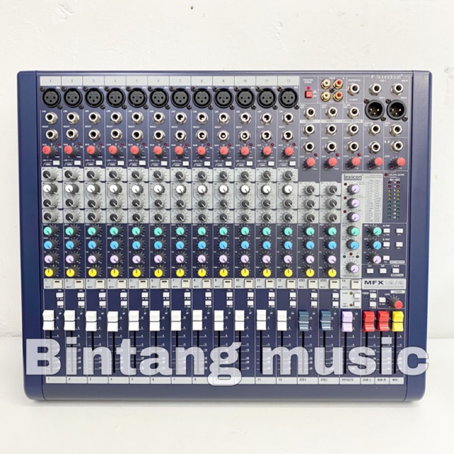 Mixer audio soundcraft mfx 12 channel mixer Soundcraft MFX12