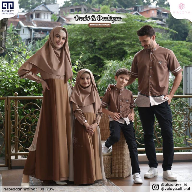FAMILY SET DZAKI DZAKIYAA BY AHZARAYY VALDYA/MORNING BROWN