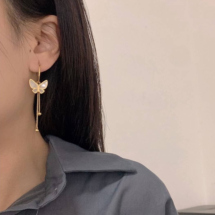 ANTING PESTA TITANIUM KUPU KUPU HELIA EARING