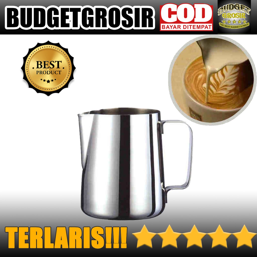 Gelas Pitcher Kopi Espresso Latte Art Stainless Steel OneTwoCups - J068