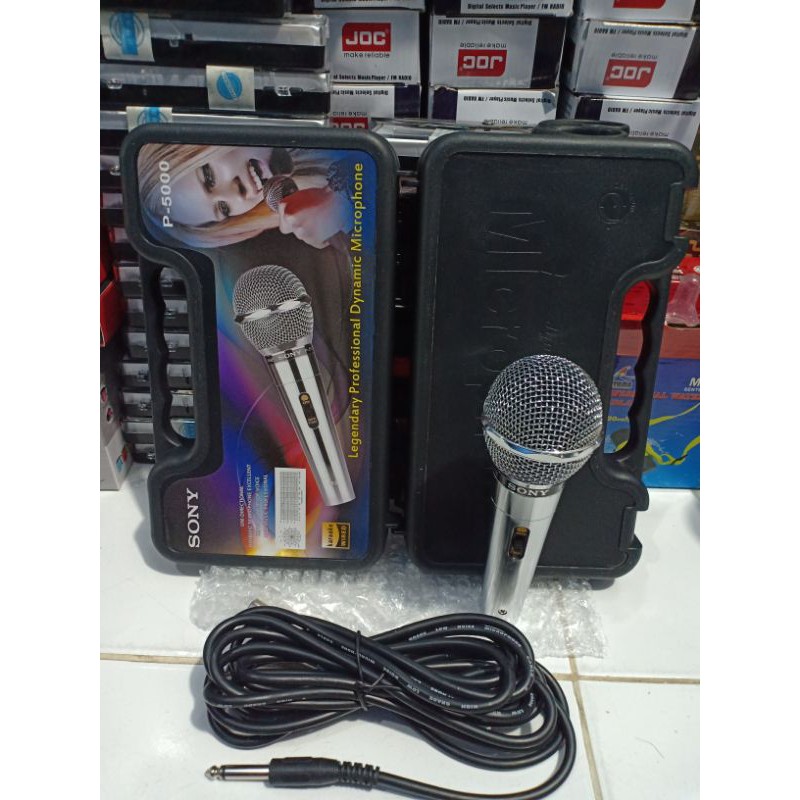 MIC KABEL SONY P5000 MICROPHONE VOCAL TERBAIK PROFESSIONAL P 5000