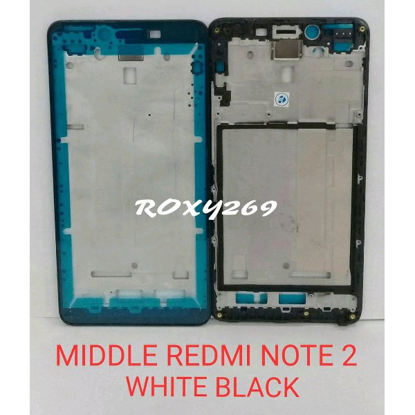 Tulang Casing Rangka Hp Redmi Note 2 - Prime - Chasis Tengah Kesing Kerangka Frame LCD Tatakan