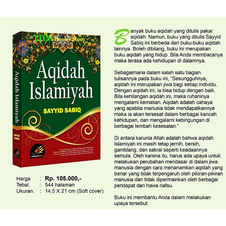 Aqidah Islamiyah Pengarang Sayyid Sabiq