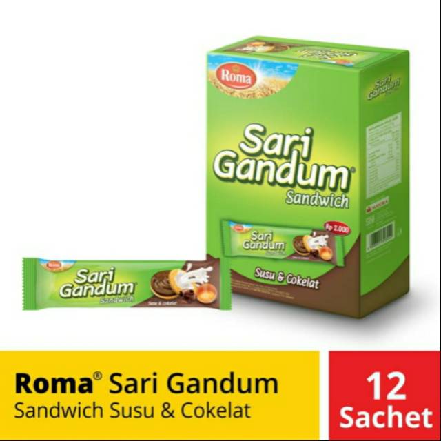 

Roma Sari Gandum 12pcs @39gr