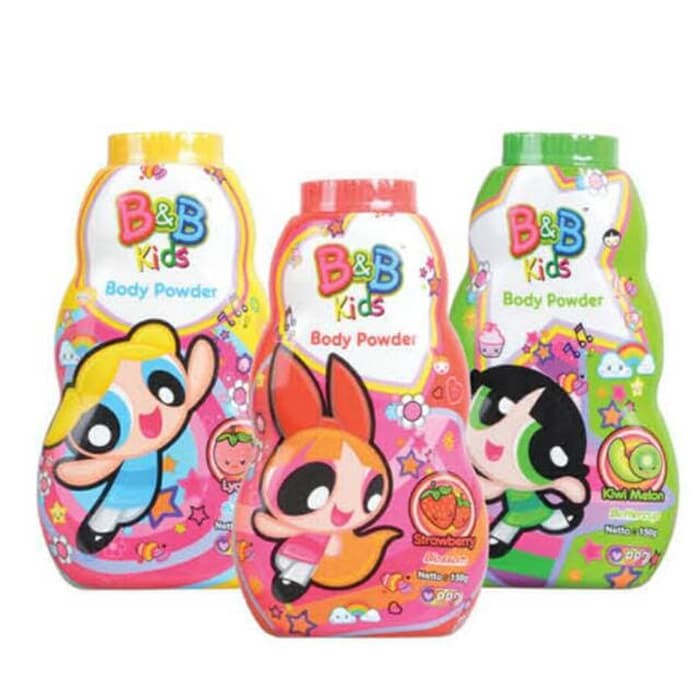 [MakeUp] Promo B&B Kids Body Powder 150gr - KIWI MELON | Shopee Indonesia