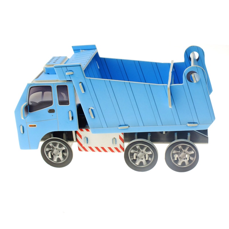 Mini Puzzle 3D | DUMPERS / TRUK SAMPAH | Mainan Merakit DIY 1690-23