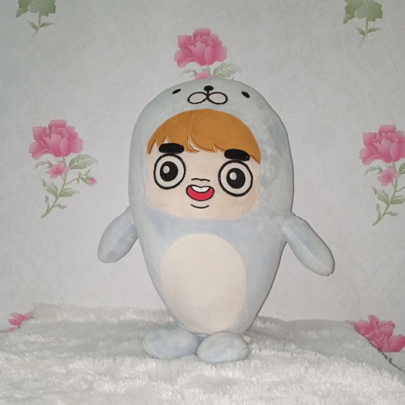 (Mohon Baca Deskripsi) Ready Preloved Boneka EXO Do Kyungsoo Seal Dyo 40cm KPop Plush Doll