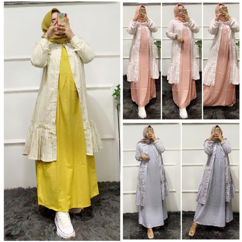 Gamis Outer Abaya by RAN 88 Original