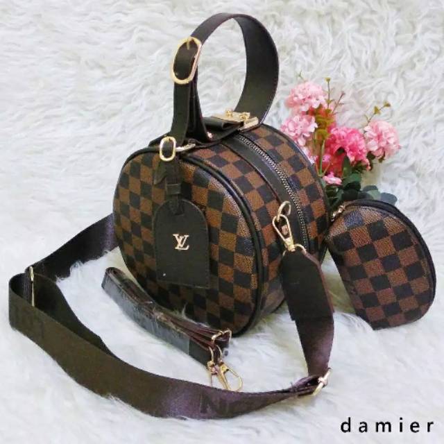 Promo LV petite / Tas batam petite free dompet /Tas petite murah
