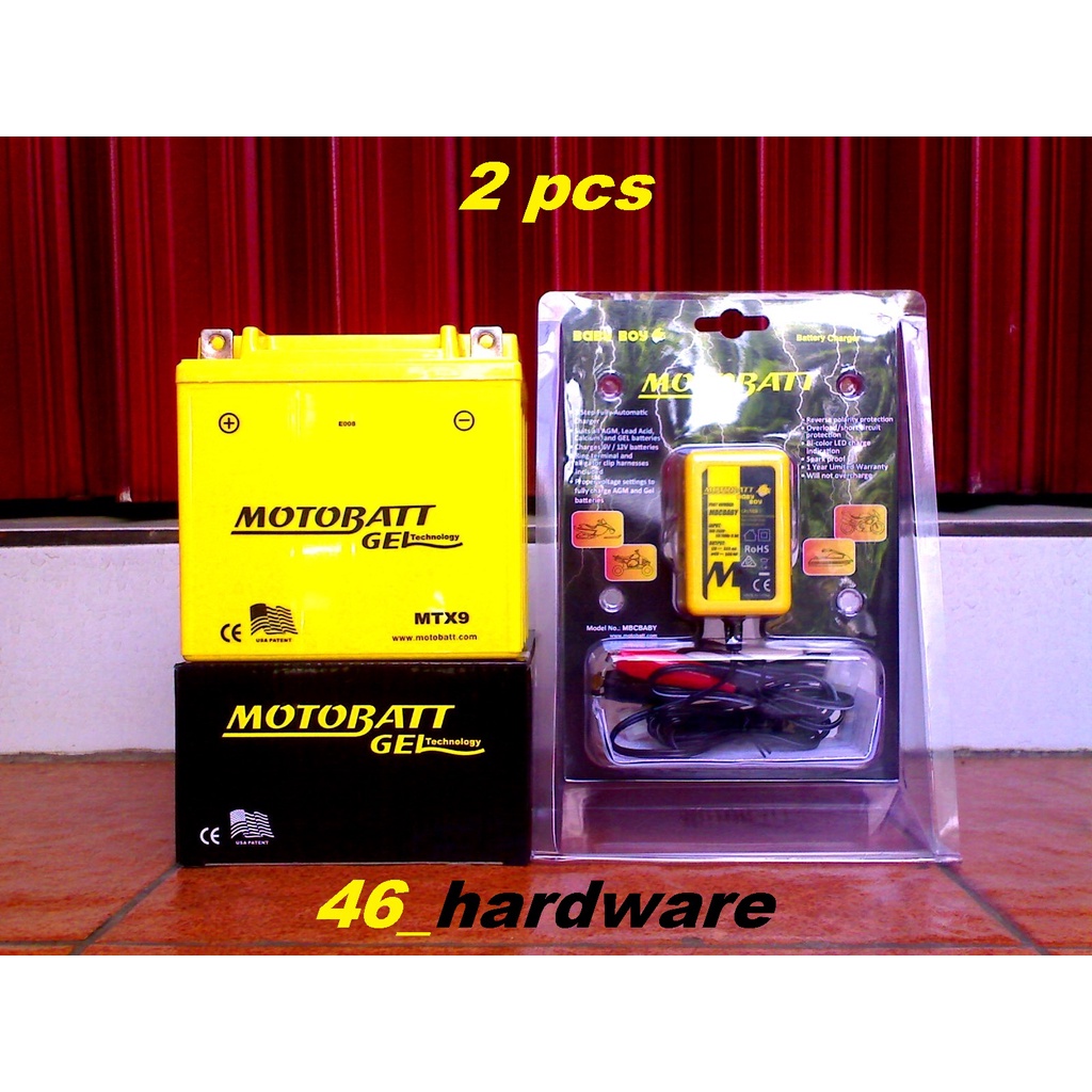 AKI MOTOBATT MTX9 GEL 12V 9Ah BABY BOY CAS THUNDER PULSAR BENELLI TVS - 46_hardware