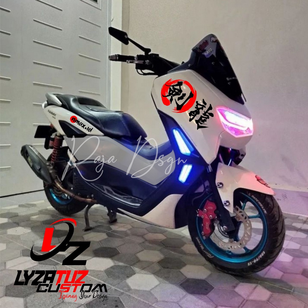 CUTTING STIKER VARIASI N MAX KANJI KEREN KATAKANA MAX STIKER