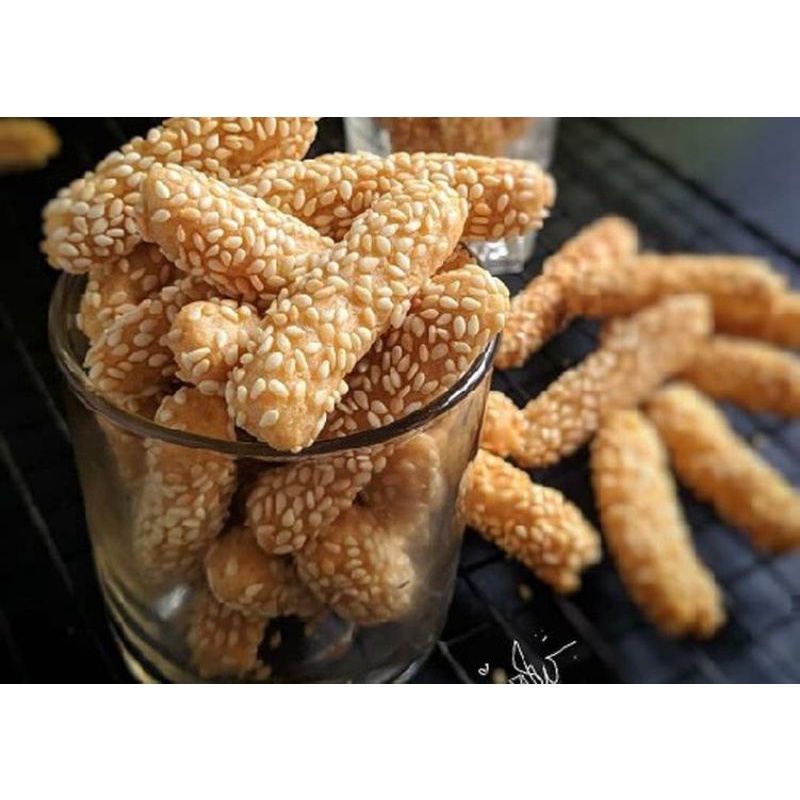 

[250 GRAM] Kacipo Khas Bugis Makassar | Keciput Wijen Panjang | Kue Onde-Onde Wijen