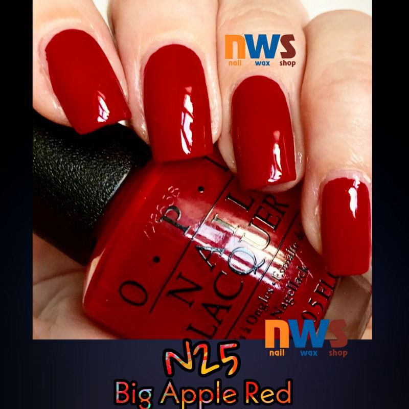 Kutek OPI / Nail Polish / OPI Big Apple Red / OPI NL N25 / OPI Lacquer
