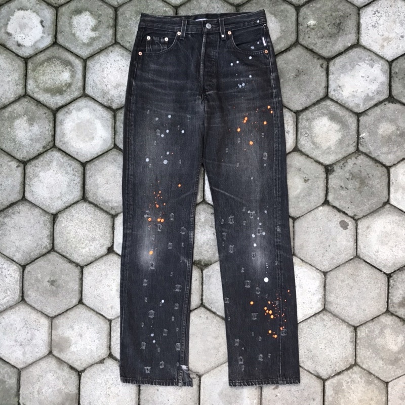 Jeans Levis 501 Sample Vintage Size 28 Second Original