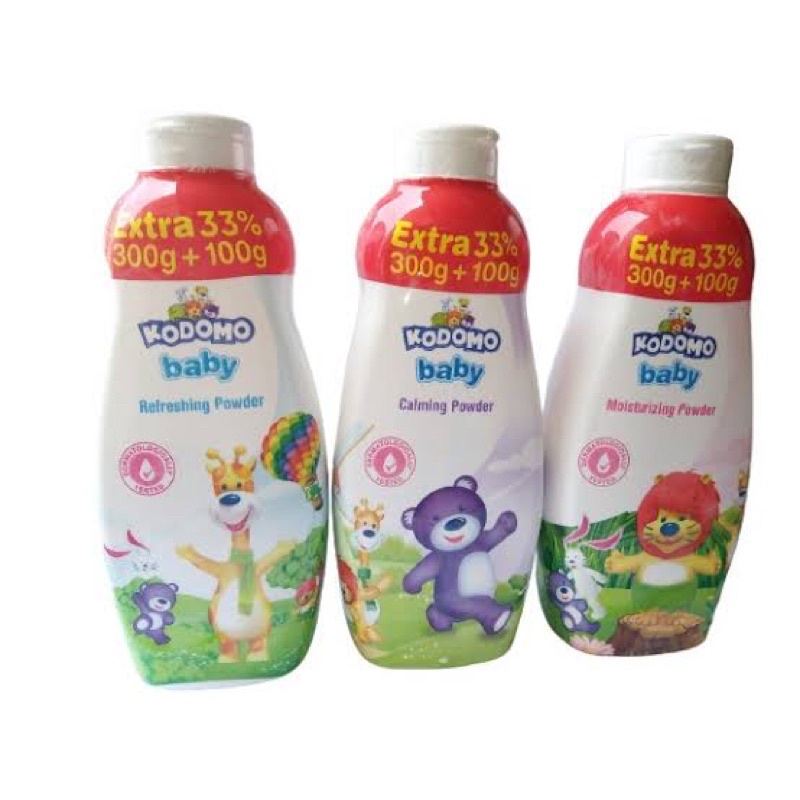 Bedak KODOMO Baby Powder 300gr + 100gr