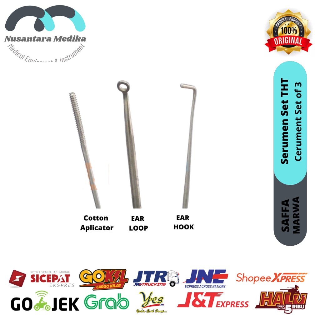 Cerumen Set Of 3 Serumen  THT  Cerument Hook set of 3