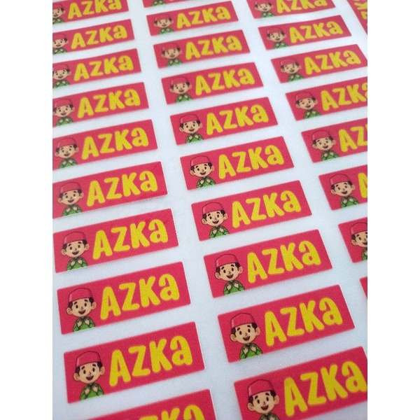 

LABEL SABLON KAIN