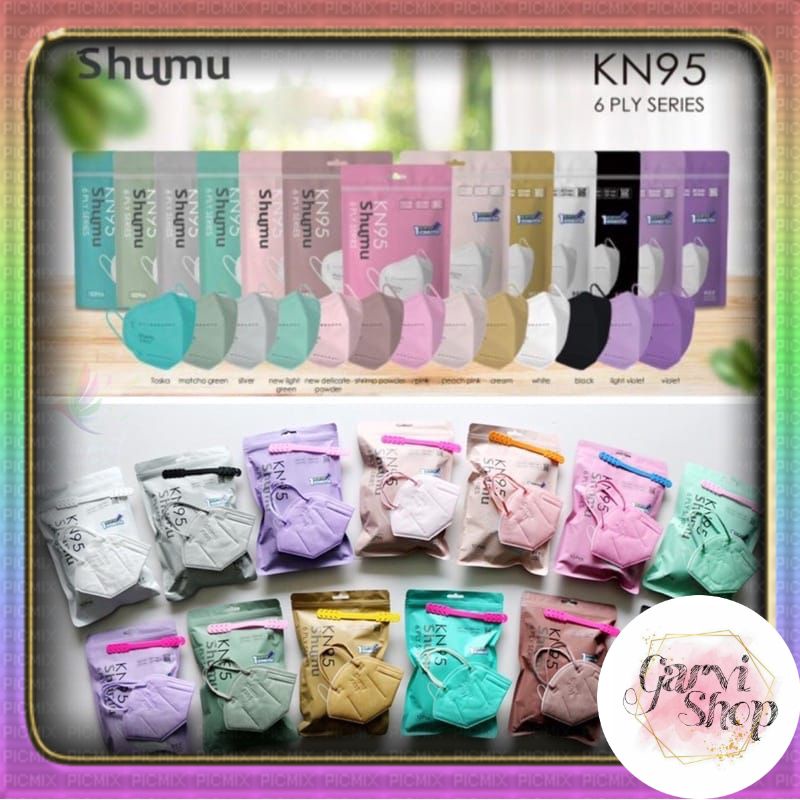 [COD] MASKER KN95/ SHUMU PREMIUM MASKER KN95 6PLY IZIN KEMENKES