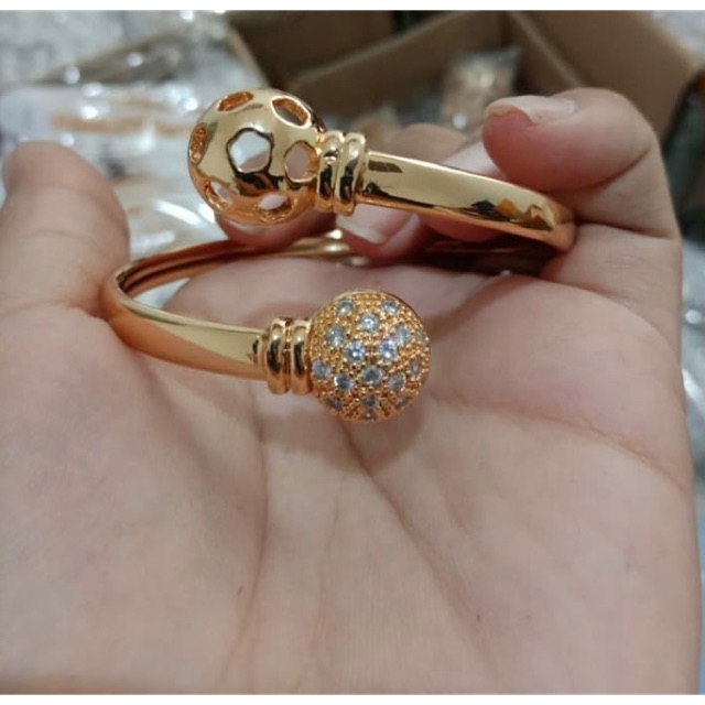 Gelang lilit gold suping