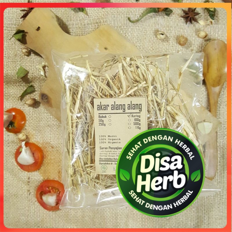 

AKAR ALANG ALANG KERING 100gr - Imperata Cylindrica - MURNI - JSR - REMPAH