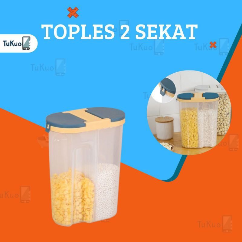 toples sekat 2 sisi/toples unik/toples lebaran