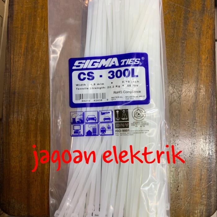 

Kabel Tis / Cable Ties CS-300L Putih 30 cm SIGMA ORIGINAL