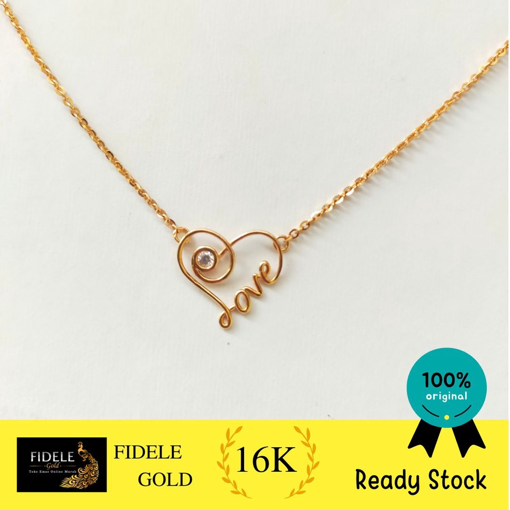 Kalung Emas 375 700 UBS love