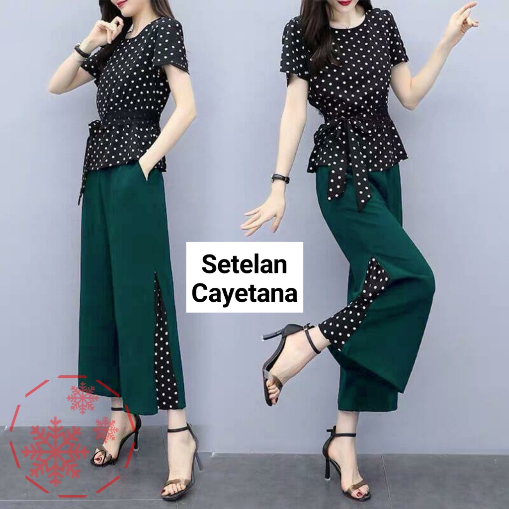 INDOBEST SETELAN CAYETANA / STELAN FASHION MODEL WANITA PESTA