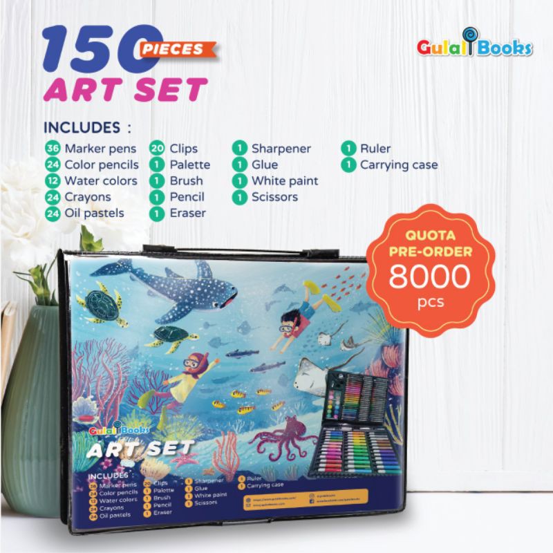 

150 pcs Art Set Seri Laut
