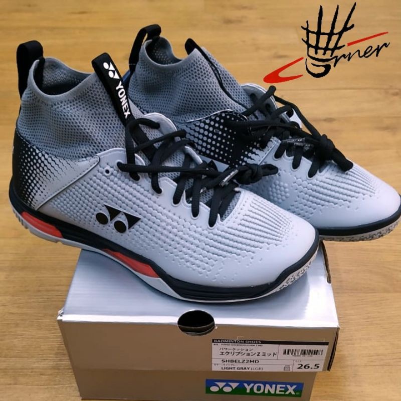 Sepatu Badminton Yonex Eclipsion Z2 Z 2 Mid Light Gray Import Original JP Code